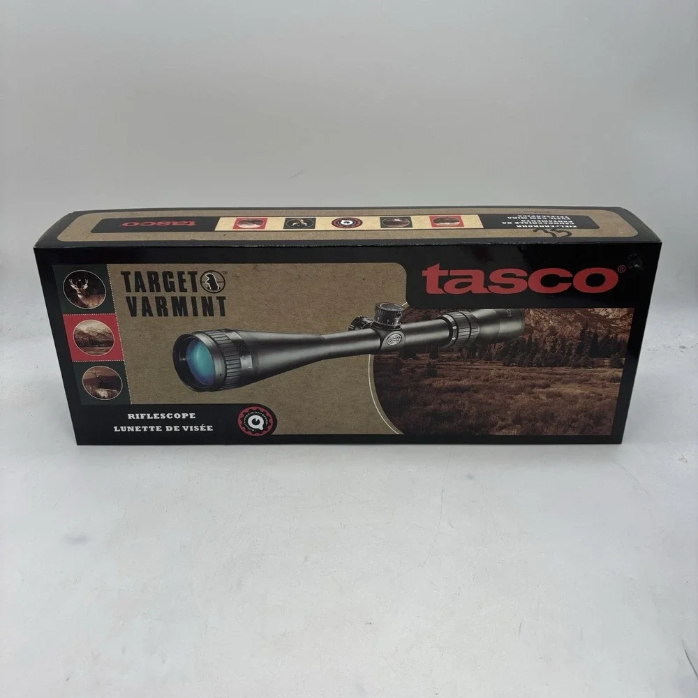 Tasco TG104050DS 10-40x50 Target Varmint Riflescope NEW IN BOX 1/8 MOA Dot